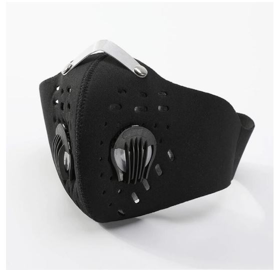 My Protection Plus Premium Neoprene Fabric Active Face Mask (Black)
